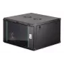 Sienas 19 collu skapis DIGITUS Dynamic-N DN-37103 — 7U, 600x600 mm, IP20, neizjaukts, melns