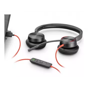 Austiņas POLY Blackwire C5220 vadu USB-C birojam un zvanu centram