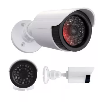 Manekena caurules kamera ar IR gaismas diodēm, CEE IR1800 W — novērošanas atbaidītājs