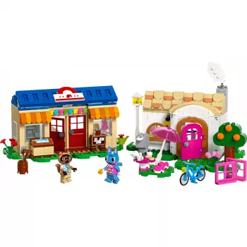 Konstruktors LEGO 77050 Animal Crossing Nook Shop un Sofijas māja – modulārs komplekts
