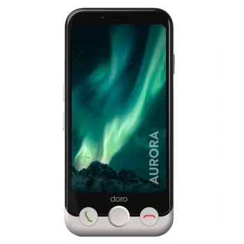 Doro Aurora A10 Plus bone 4.5 collu senioru viedtālrunis 64GB Dual‑SIM Android 14 (8960)