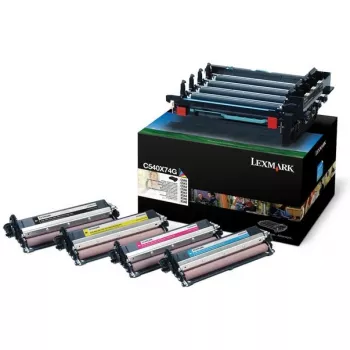 Tonera kasetne Lexmark C540X74G 3000 lapas Melna Ciāna Fuksīna Dzeltena
