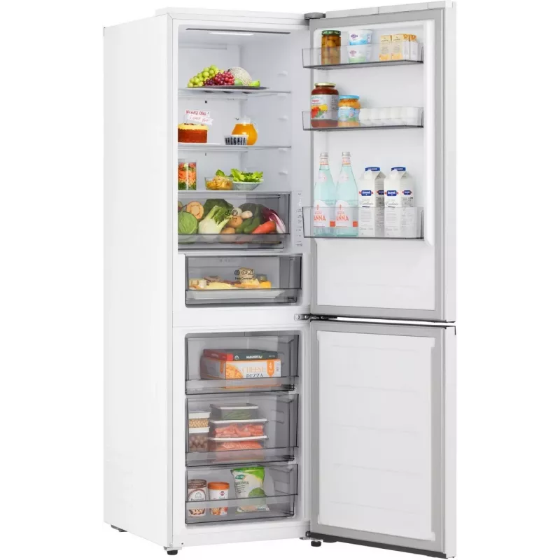 LG GBBSJ1CCSW ledusskapis-saldētava brīvstāvošs 333 L Balts