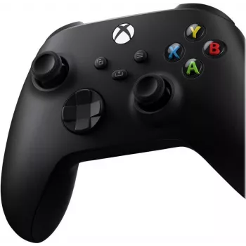 Microsoft Xbox bezvadu kontrolieris - spēļu pults - bezvadu - Bluetooth - Carbon Black - PC, Microsoft Xbox One, Android, Microsoft Xbox Series S, Microsoft Xbox Series X (QAT-000)