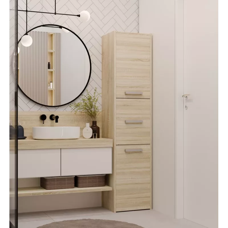 Vannas istabas skapis Topeshop S43 SONOMA Ozols