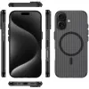 4smarts Aero Ribbed Design Case iPhone 17 16 cm (6.3 collas) Melns Caurspīdīgs