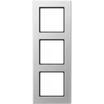 JUNG AC 583 AL. Produktfarbe: Aluminium, Markenkompatibilität: JUNG, Material: Duroplast. Breite: 84 mm, Höhe: 226 mm (AC583AL)