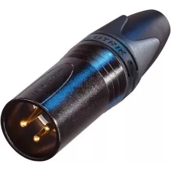 Neutrik XX sērijas NC3MXX-B - Audio spraudnis - 2,5 mm² - XLR3 (vīriešu) (NC3MXX-B)