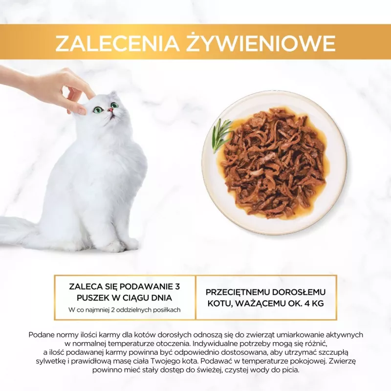 PURINA Gourmet Gold Succulent Delights Liellopu gaļa - slapjā kaķu barība - 85g