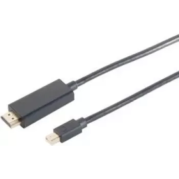 Video kabeļa adapteris ShiverPeaks BS10-72025 Mini DisplayPort uz HDMI 1m