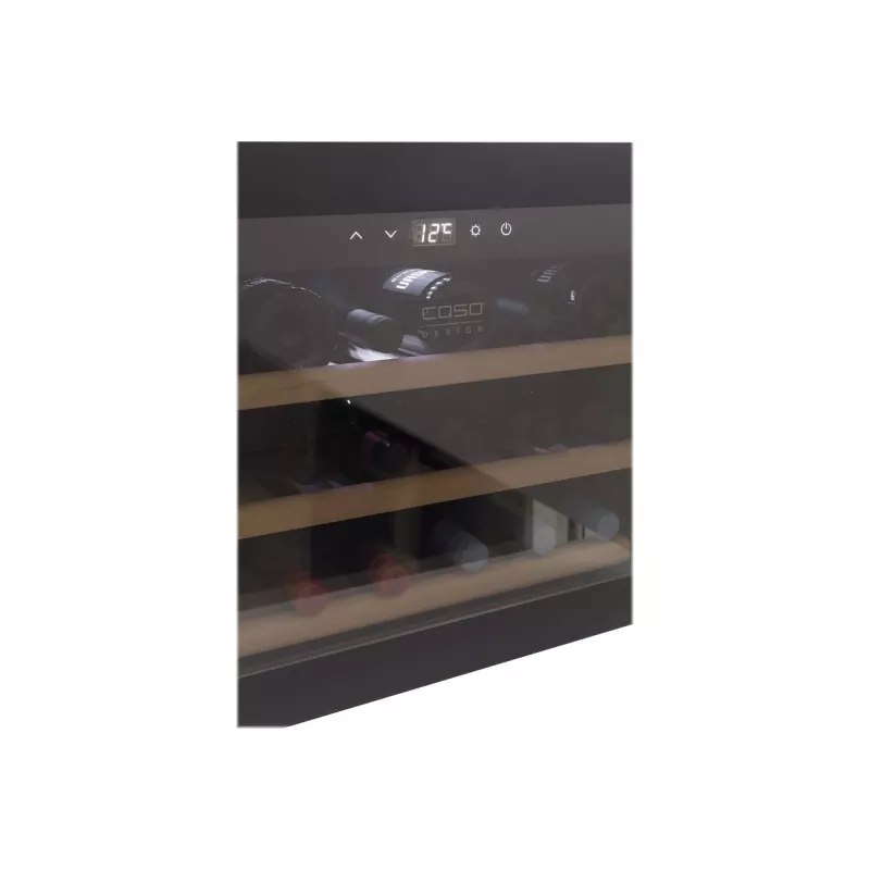 Vīna dzesētājs Caso WineSafe 18 EB Black, kompresora, 18 pudelēm