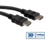 ROLINE - HDMI-Kabel mit Ethernet - HDMI männlich zu HDMI männlich - 5 m - abgeschirmt - Schwarz (11.04.5735)