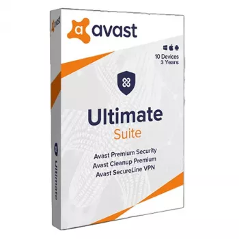 Avast Ultimate licence – 10 ierīču, 3 gadiem