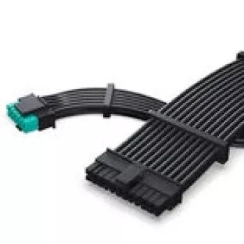 Phanteks AMP GH V2 1200W 80 PLUS Platinum barošanas bloks, PCIe 5.1, ATX 3.1 - 1200 vati, melns (PH-P1200GH_BK02_EU)