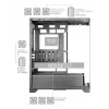 TACENS Mars Gaming MCPRISMA Midi Tornis PC korpuss, Melns, rūdīts stikls, atbalsta ATX/Micro-ATX/Mini-ITX, 2x3.5 collu + 2x2.5 collu sloti