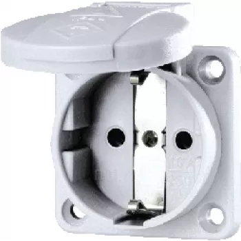 MENNEKES SCHUKO paneļligzda 16A 11030 pelēka 2P+E 230V