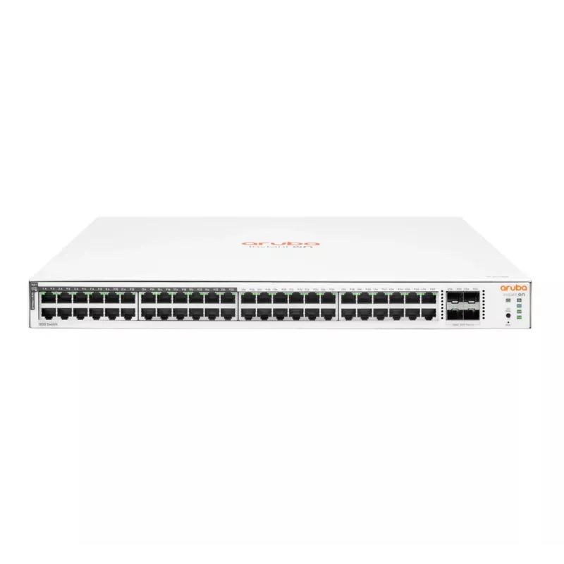 HPE Aruba Networking Aruba Instant On 1830 48G 24p Class4 PoE 4SFP 370W Pārvaldāms L2 Gigabit Ethernet (10/100/1000) Power over Ethernet (PoE) 1U