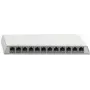 Rutenbeck PP-Cat.6A iso-12 12x RJ-45 ekranēts sadales panelis, tīri balts