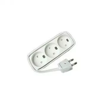 Microconnect GRUELU3H015 pagarinātājs 1.5 m 3 kontaktligzdas Balts