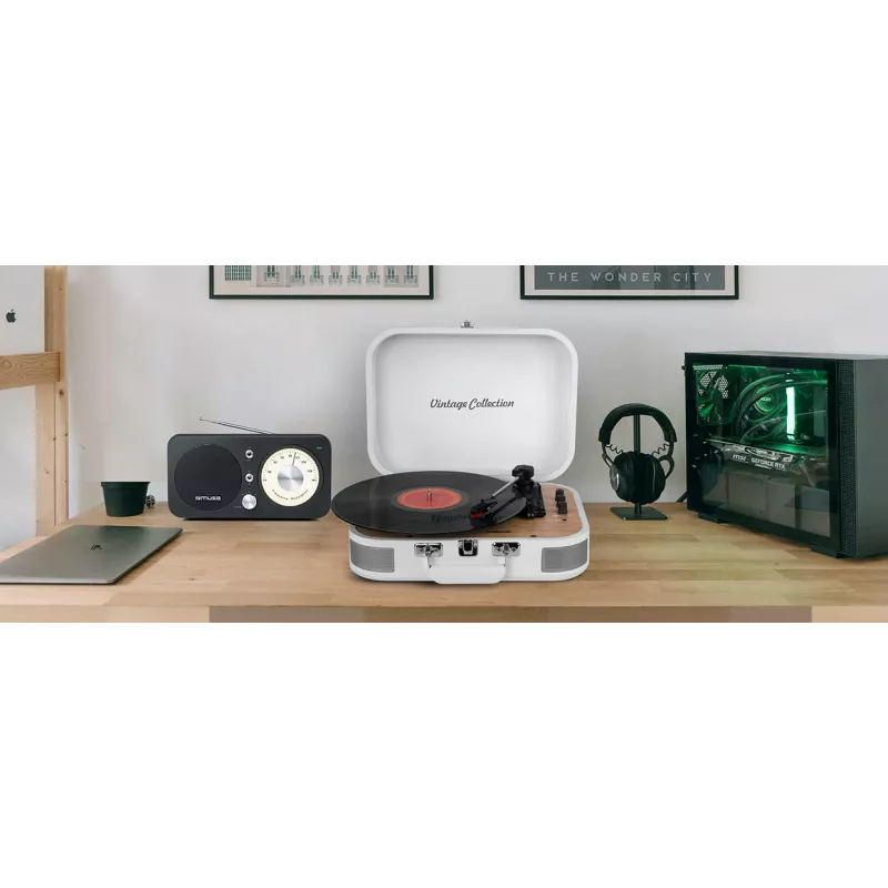 Muse MT-201WW | Atskaņotājs Vinilam | USB ports | AUX ieeja