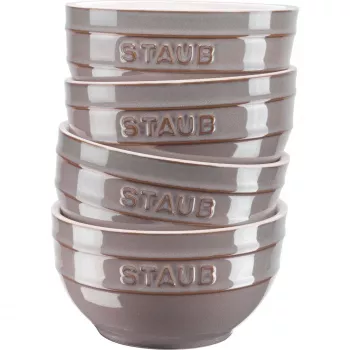 STAUB apaļa bļoda 40508-148-0 14 cm - 4 gab. komplekts