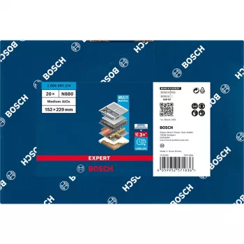 Bosch 2 608 901 214 Slīpēšanas paliktnis, vidēja graudainība, 1 gab.