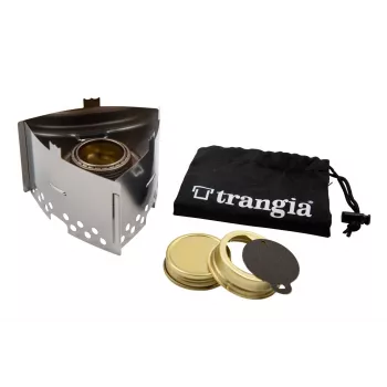 Trangia trīsstūra plīts ar degli
