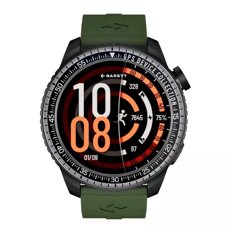 Garett Compass GPS viedpulkstenis melns