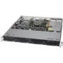 Supermicro SC813M F2TQC4-R407CB - Rack stiprinājums - 1U - ATX - SATA/SAS - Karstā maiņa - Melns