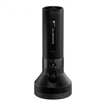Rokas lukturītis Ledlenser P18R Melns, uzlādējams, 1000 lm, IP68, 600 m stars, 18650 akumulators