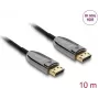 DELOCK aktīvais optiskais kabelis DisplayPort 2.1 8K 60 Hz 40 Gbps 10 m