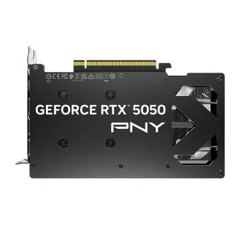 Grafikas karte PNY GeForce RTX 5050 — 8 GB GDDR6, 2317 MHz, 128 bitu, PCIe x8 5.0, divu ventilatoru dzesēšana