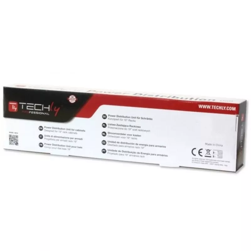 Techly 19 collu Rack PDU Strāvas Sloksne (023783)