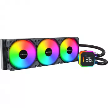 Dzesētājs CPU DAUDZSPRŪDZES MELNS/HYPERFLOW DIGITAL 360 MONTECH
