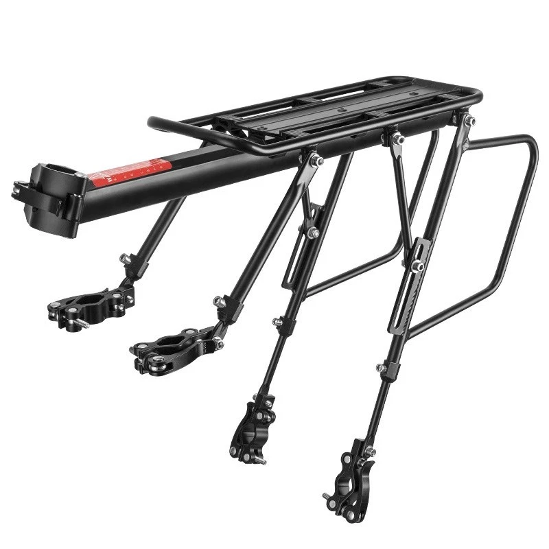 Rockbros 33210004001 melns velosipēda bagāžnieks ar plauktu