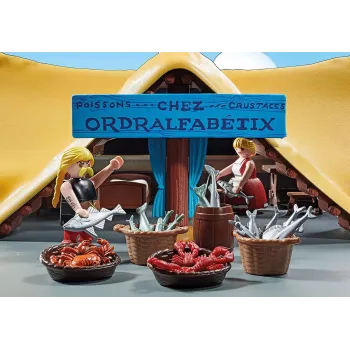 Playmobil 71266 Asterix: Unhygieniksa būda ar Unhygieniksu un viņa sievu Bakteriju