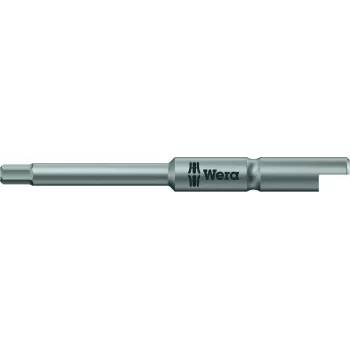 Sešstūra bits Wera 840/9 C 2 mm — sakausējuma instrumentu tērauds