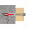fischer Sienas dībelis DUOPOWER 10x50 BigBox gaiši pelēks/sarkans 210 gab. pārlaižams iepakojums (570550)