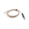 Sennheiser HSP 4-ew-3 mikrofons, kondensatora, uz galvas, vads, 3.5 mm, bēšs, 1.6 m, 40–20000 Hz