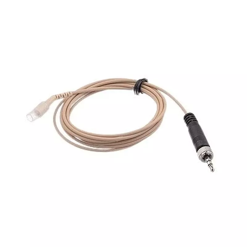 Sennheiser HSP 4-ew-3 mikrofons, kondensatora, uz galvas, vads, 3.5 mm, bēšs, 1.6 m, 40–20000 Hz