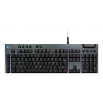 Vadu mehāniskā spēļu tastatūra Logitech G915 X Black ar RGB fona apgaismojumu