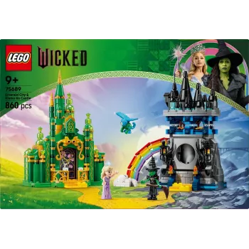 LEGO būvēšanas komplekts Wicked 75689 — Smaragda pilsēta un Kiamo Ko pils