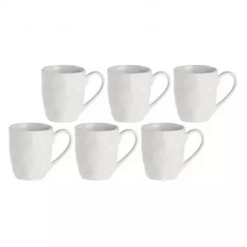 6 krūzīšu komplekts LA PORCELLANA BIANCA U10077009U00-Z 110 ml porcelāns