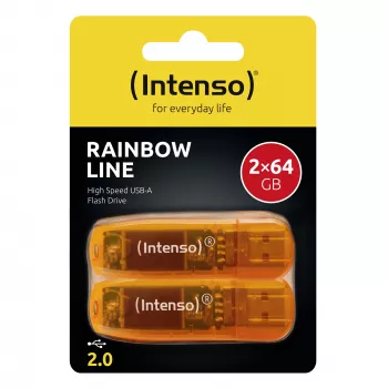 Intenso Memory Drive Flash USB2 2x64GB RAINBOW 3502492