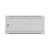 Pie sienas montējams 19 collu instalācijas skapis LANBERG WF01-6404-00S 4U 600×450 mm, pelēks