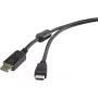 DisplayPort-HDMI kabelis Renkforce 5 m — digitālais audio/video savienojums