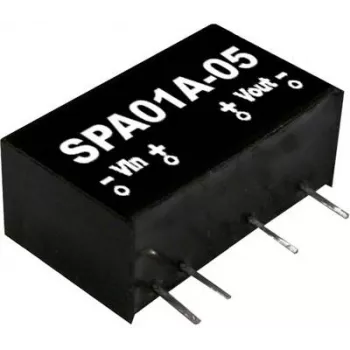 MEAN WELL SPA01A-15 15V 1W barošanas avots/invertors SIP korpusā