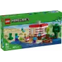 LEGO Minecraft komplekts 21275 TNT Džungļu māja, 287 gabali, 2 minifigūras, vecumam 8+