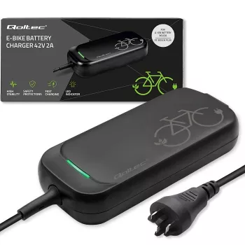 Lādētājs QOLTEC e-velosipēdam Bosch 50762 36V/42V 2A