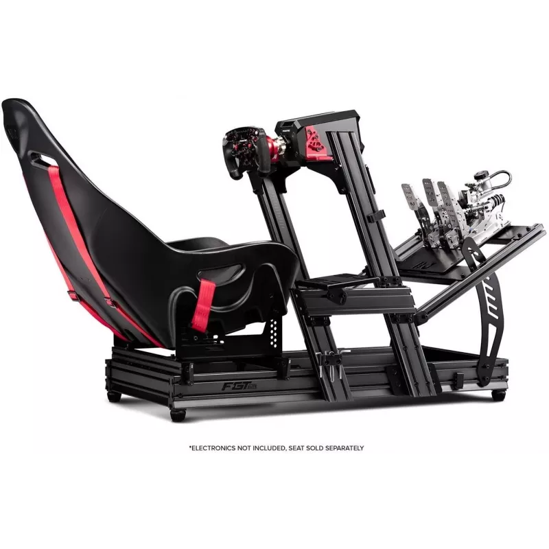 Next Level Racing F-GT Elite Formula & GT Alumīnija Profila Simulatora Kokpits – Sānu un Priekšējā Montāžas Izdevums (396039)